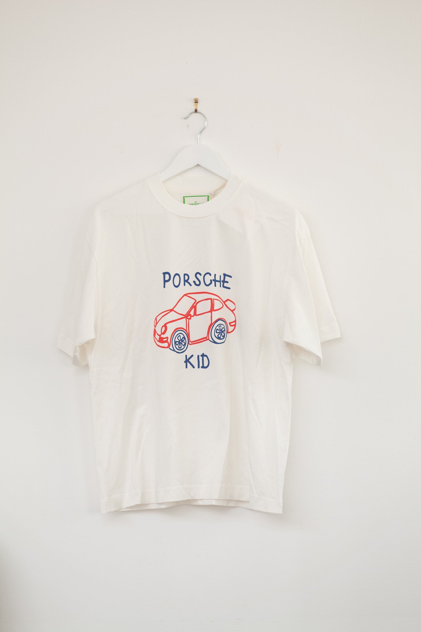 Sample Sale - Car Kid tee - Off White