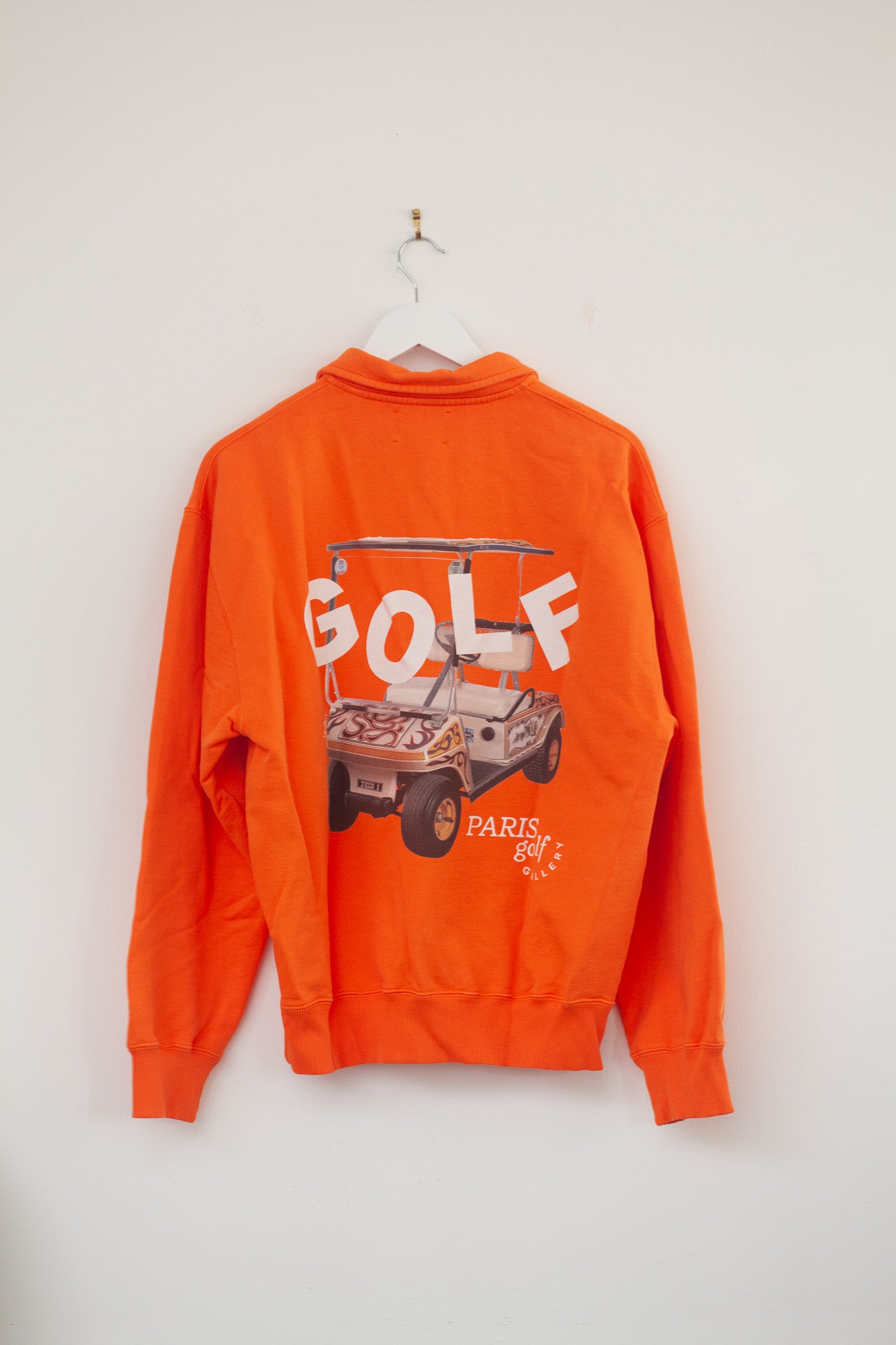 Sample Sale - Golf Zip Polo - Orange