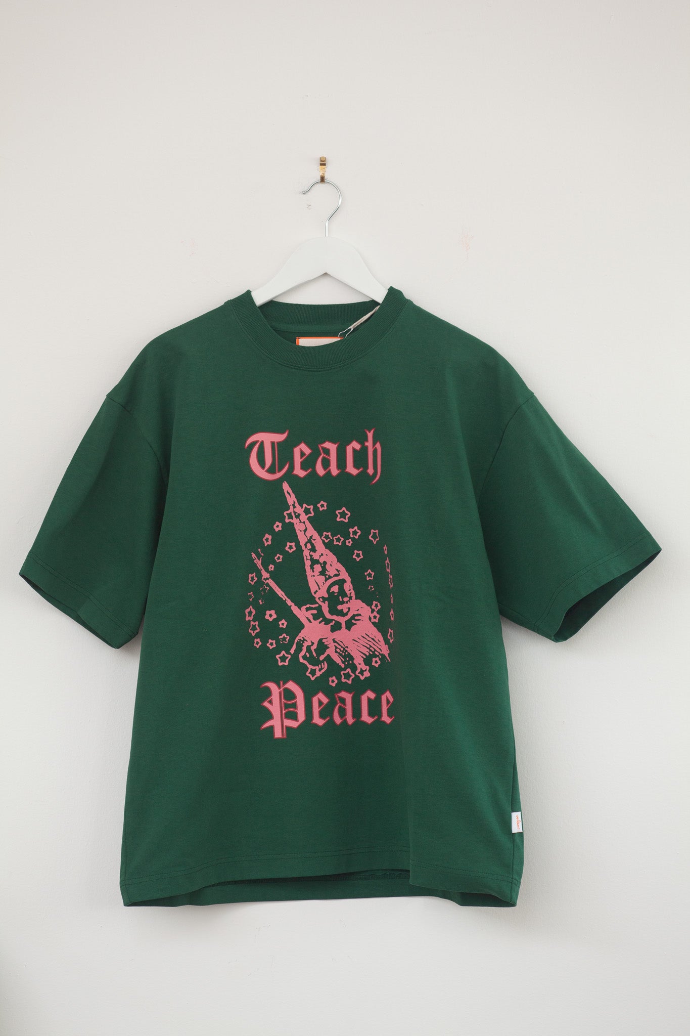 Sample Sale - Teach Peace tee - Green