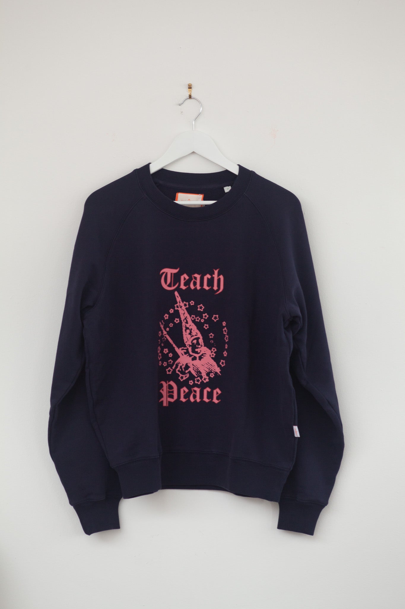 Sample Sale - Teach Peace Sweatshirt - Navy