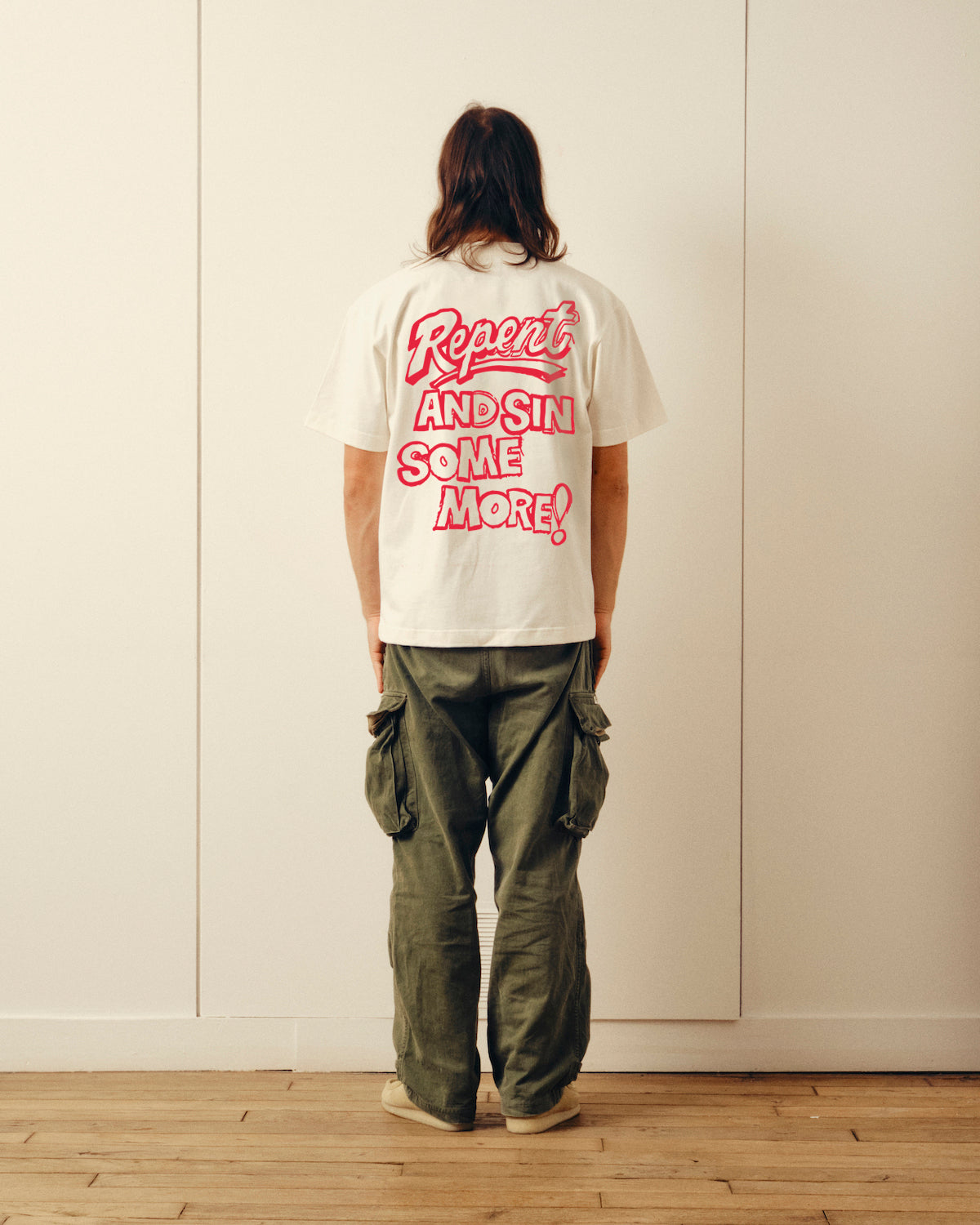 T-shirt Gossip - Blanc cassé