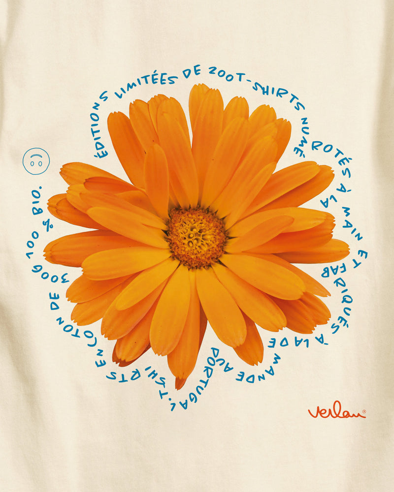 Flower Power t-shirt - Ecru