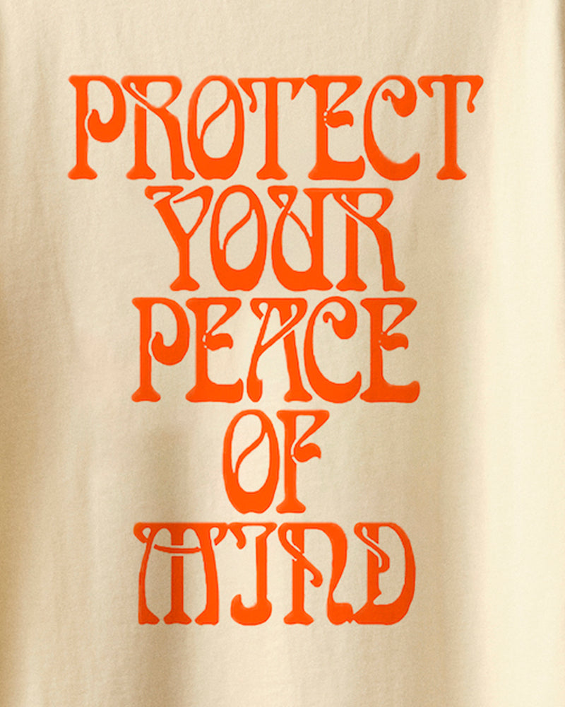 Protect Your Peace Of Mind t-shirt - Ecru