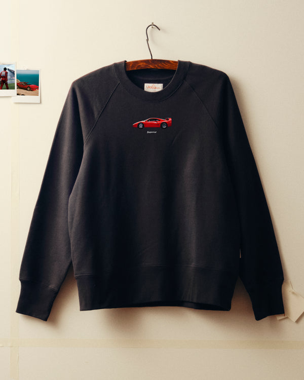 Supercar Sweatshirt - Off-Black