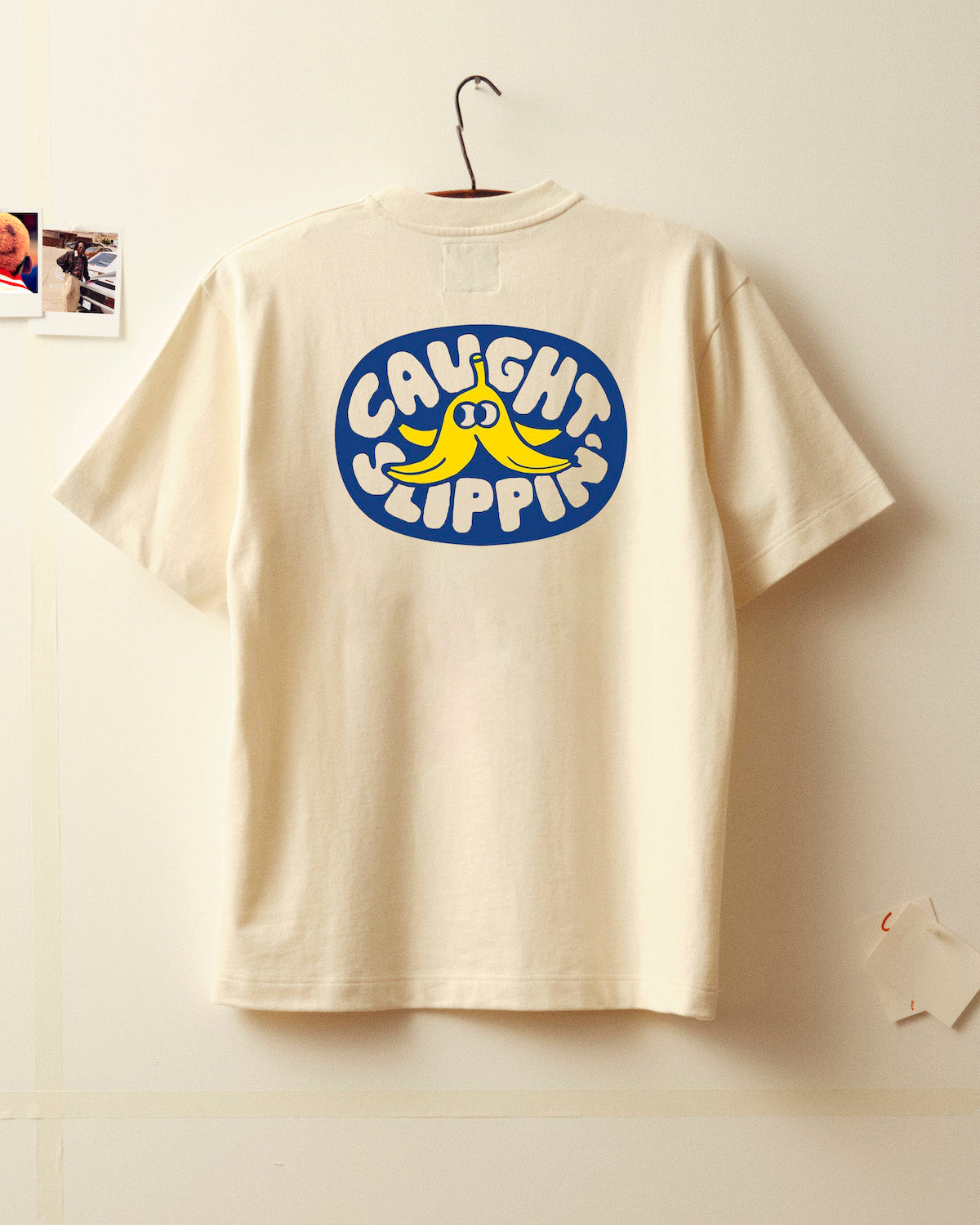 Caught Slippin' t-shirt - Ecru