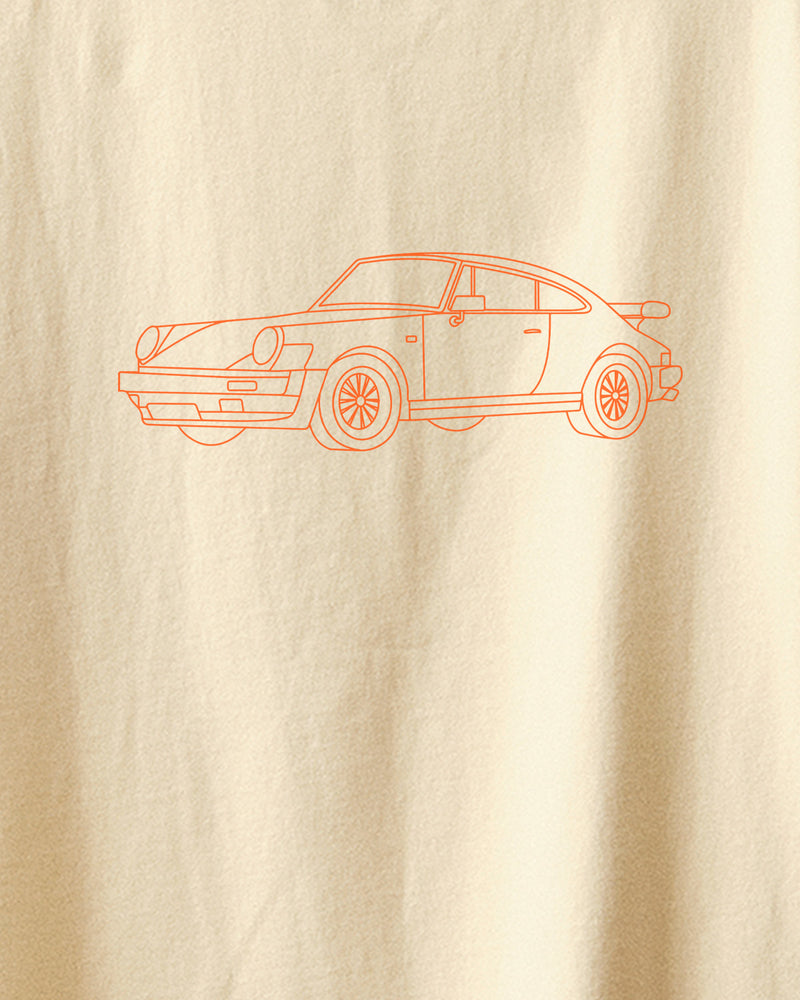 Vintage car t-shirt - Ecru
