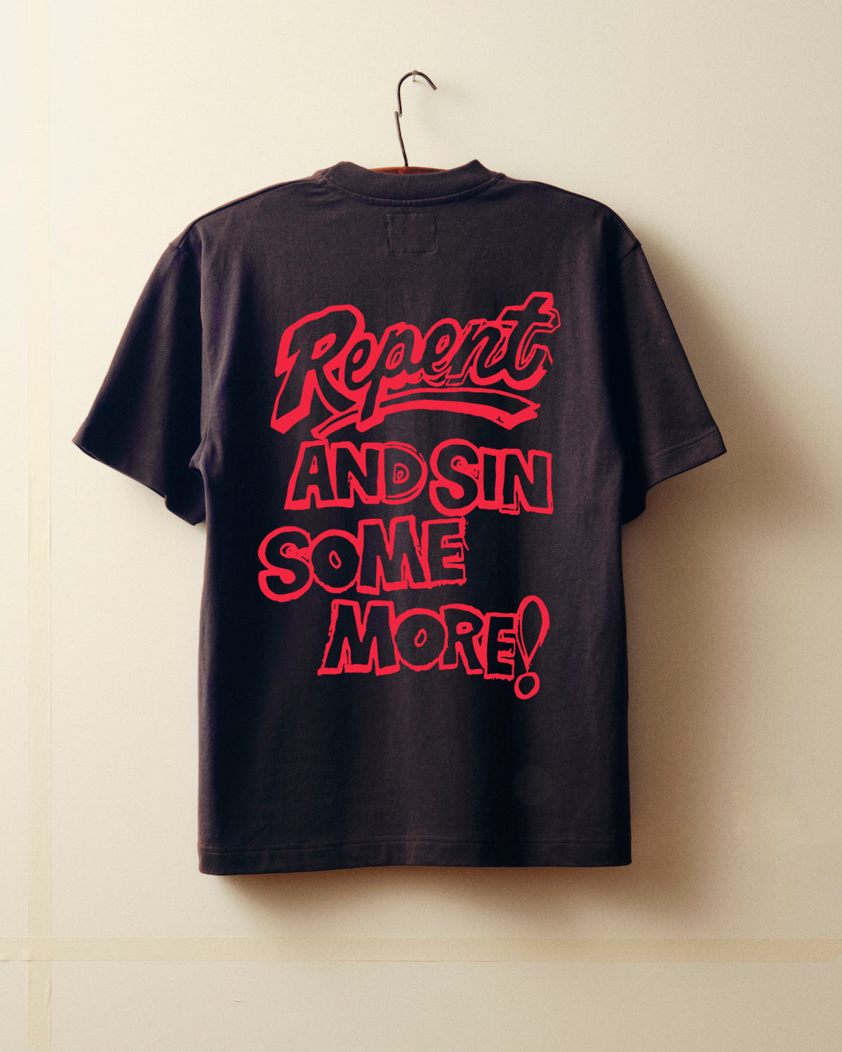 T-shirt Gossip  - Noir délavé