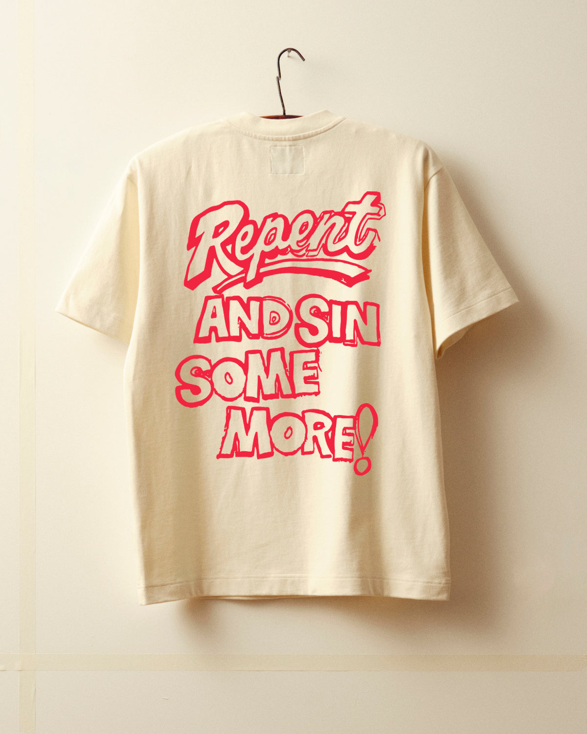 T-shirt Gossip - Blanc cassé