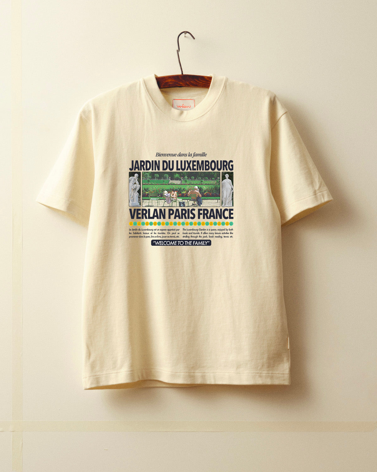 T-shirt Luxembourg - Blanc cassé