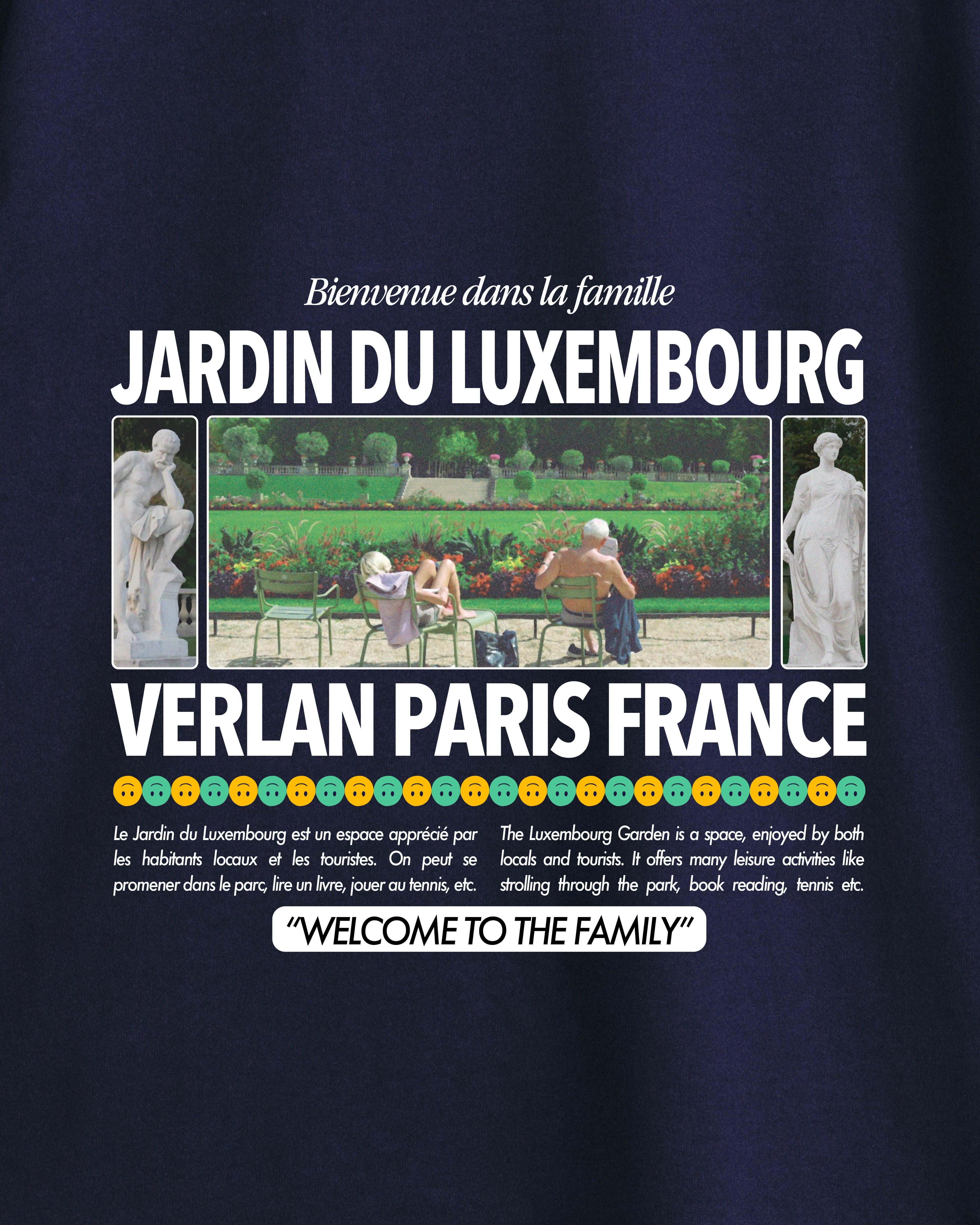 T-shirt Luxembourg - Marine
