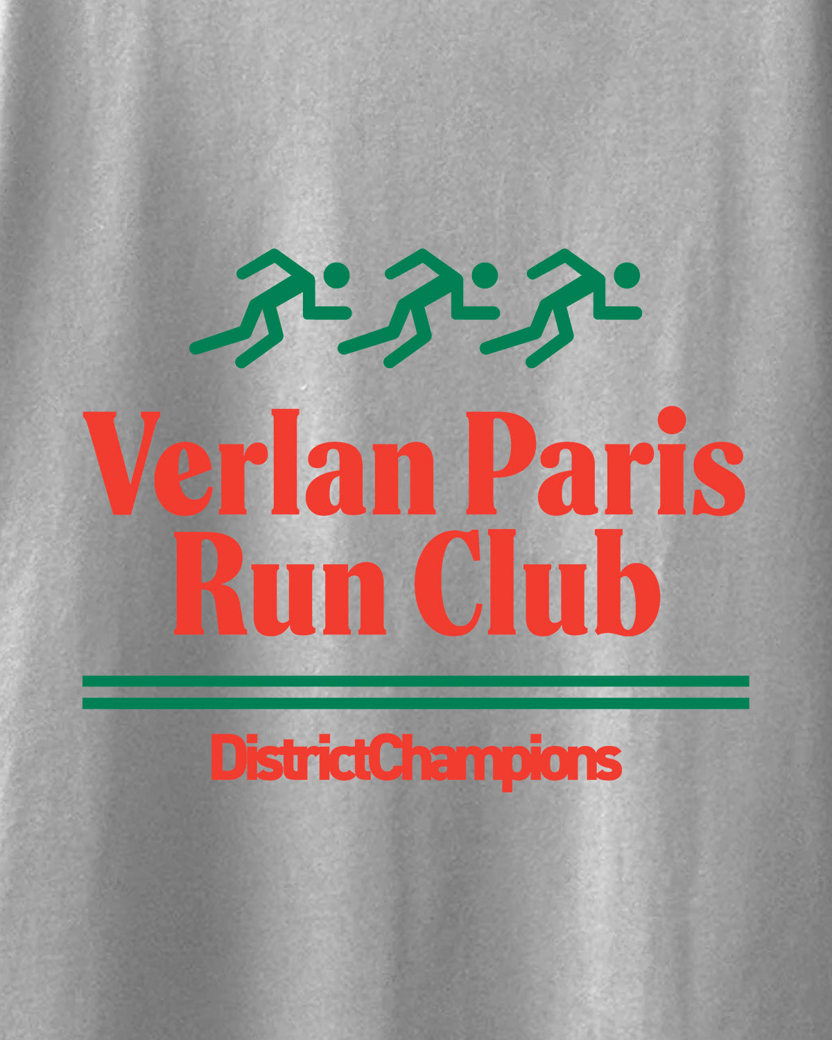 T-shirt Run Club - Gris Chiné