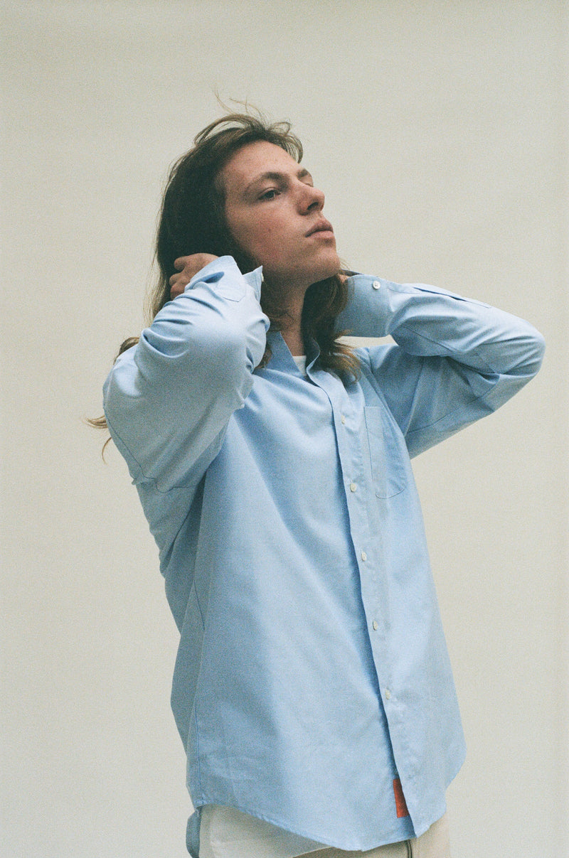 Blue JFK Oxford shirt