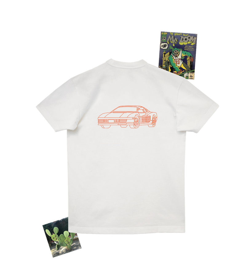Vintage car t-shirt #1 - Ecru