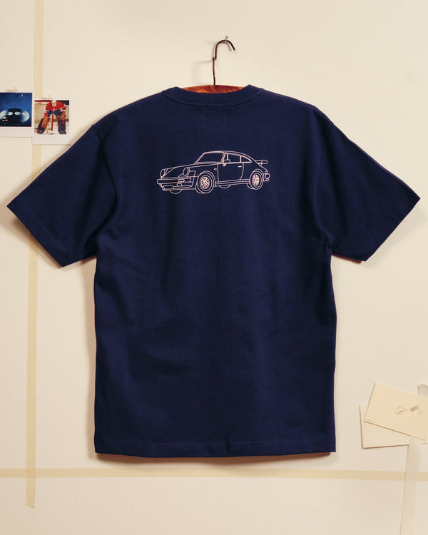 Vintage car t-shirt - Navy