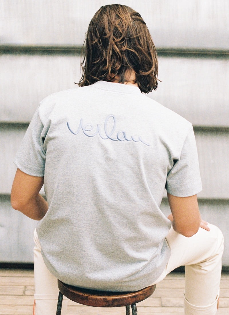 Grey t-shirt - back branding