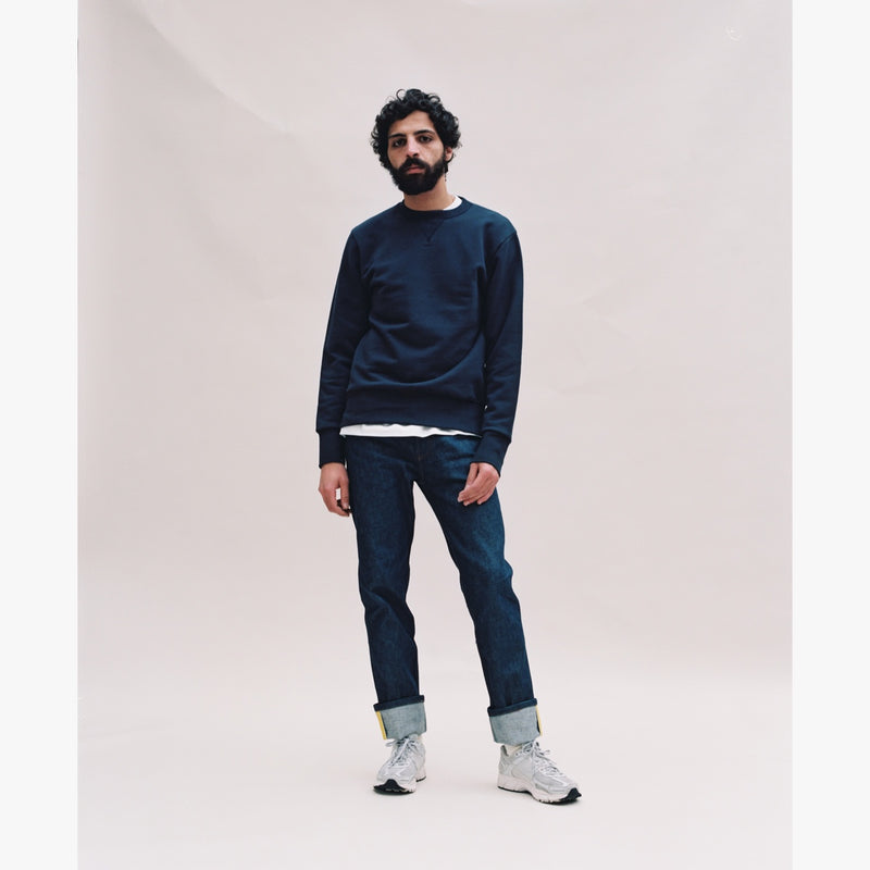 RAW BLUE DENIM - YELLOW GROSGRAIN-Verlan