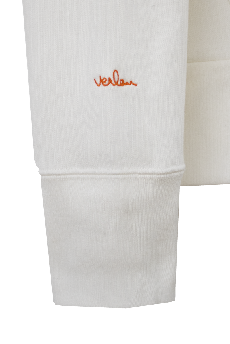 Ecru hoodie - Sleeve branding