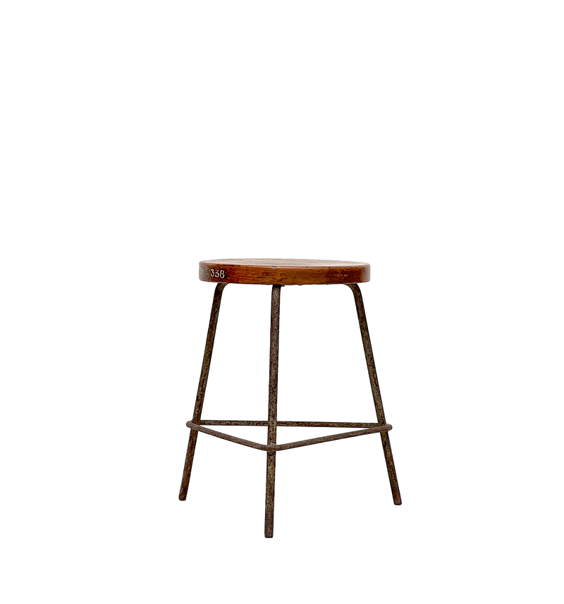 Pierre Jeanneret - Tabouret en fer, CA. 60