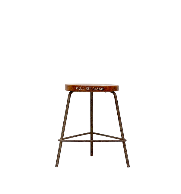 Pierre Jeanneret - Iron Stool, CA. 60