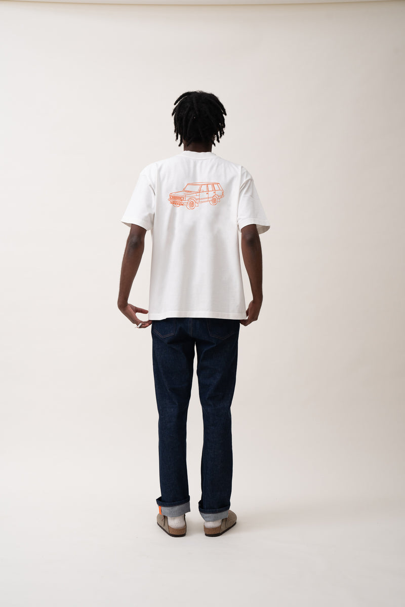 Vintage car t-shirt #9 - Ecru