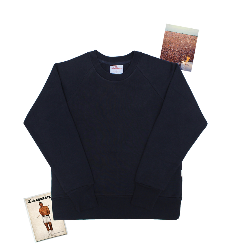 Navy sweatshirt