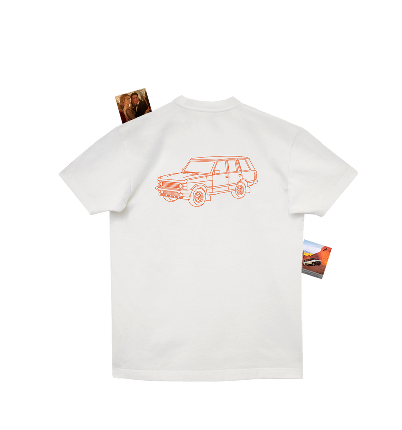 Vintage car t-shirt #9 - Ecru
